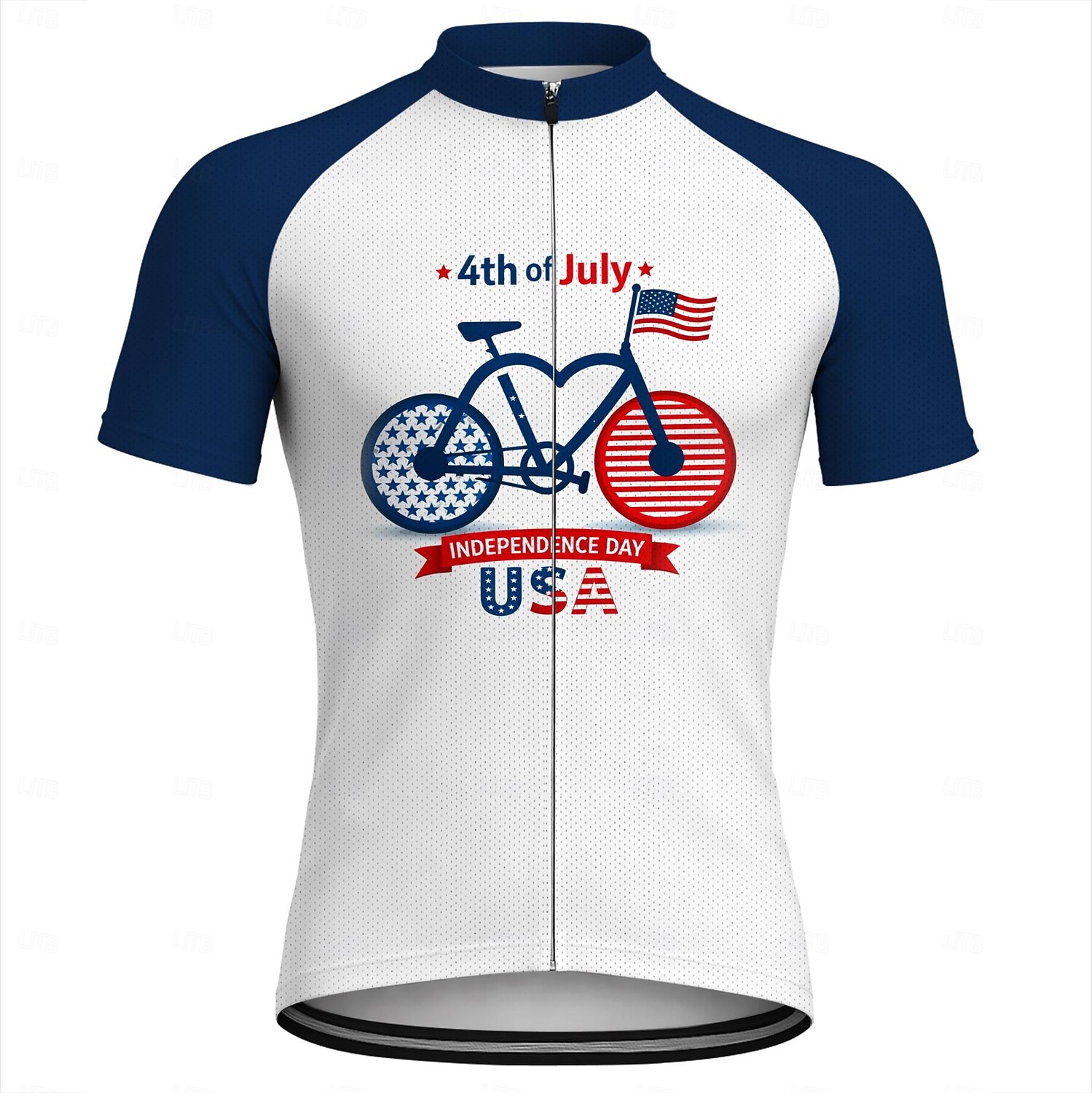 Amerikas 250. Jahrestag Tag der Unabhängigkeit Herren Radtrikot Downhill-Trikot Amerikanische US-Flagge Fahhrad Kurzarm Fahhrad Trikot T-Shirt mit 3 Gesäßtaschen UV-beständig Schnelltrocknend Mit 2026 - $30.99 –P1