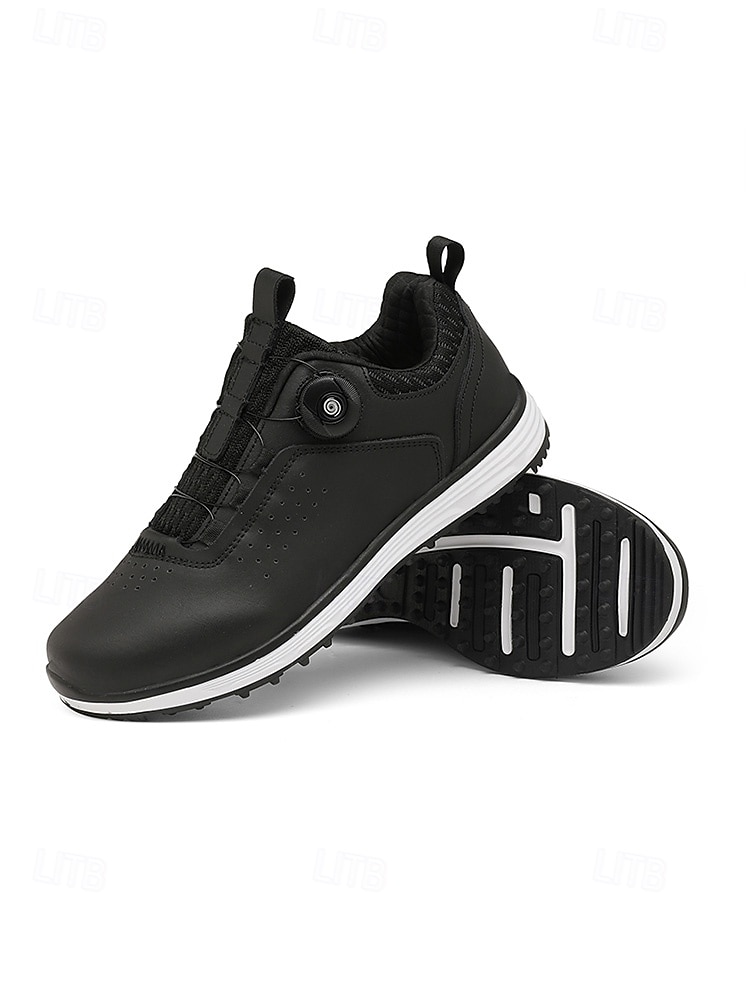 Men's Golf Shoes with Adjustable BOA Fit System – Premium Faux Leather, Stylish White Design for Golf & Outdoor Sports 2026 - $84.99 –P16