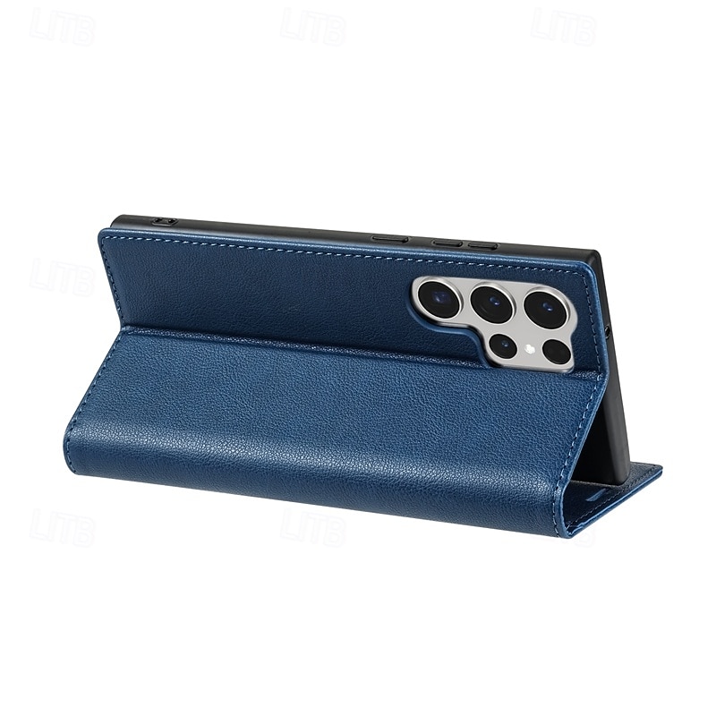 Phone Case For Samsung Galaxy S26 S26 Plus S26 Ultra Wallet Case Flip Cover Magnetic Full Body Protective Kickstand Retro PU Leather 2026 - $18.99 –P3