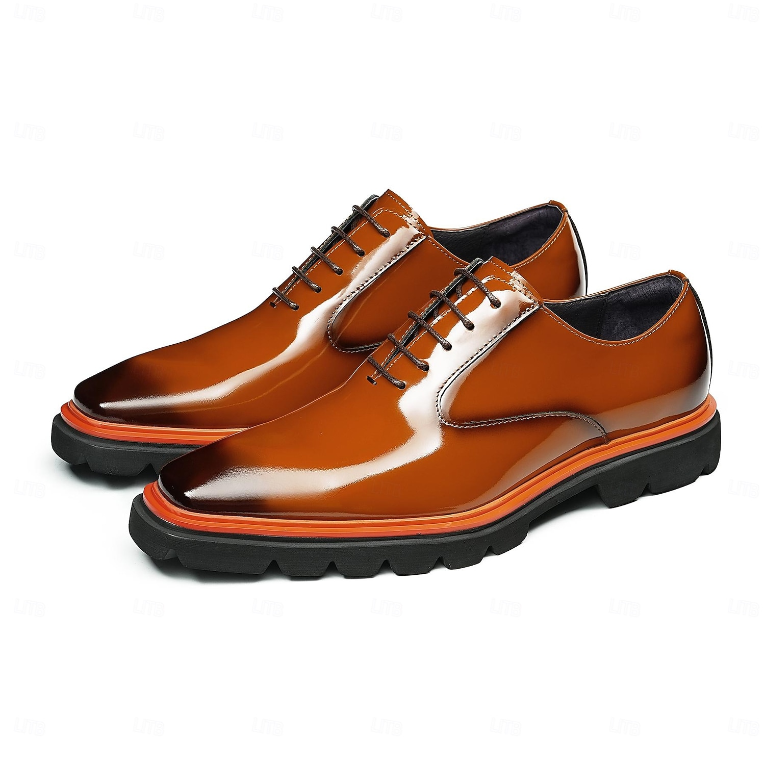 Chaussures derby classiques pour hommes, 100 % cuir de première qualité, finition polie, confortables et élégantes, idéales pour les affaires, les mariages et les occasions formelles. de 2026 ? $109.99 –P5