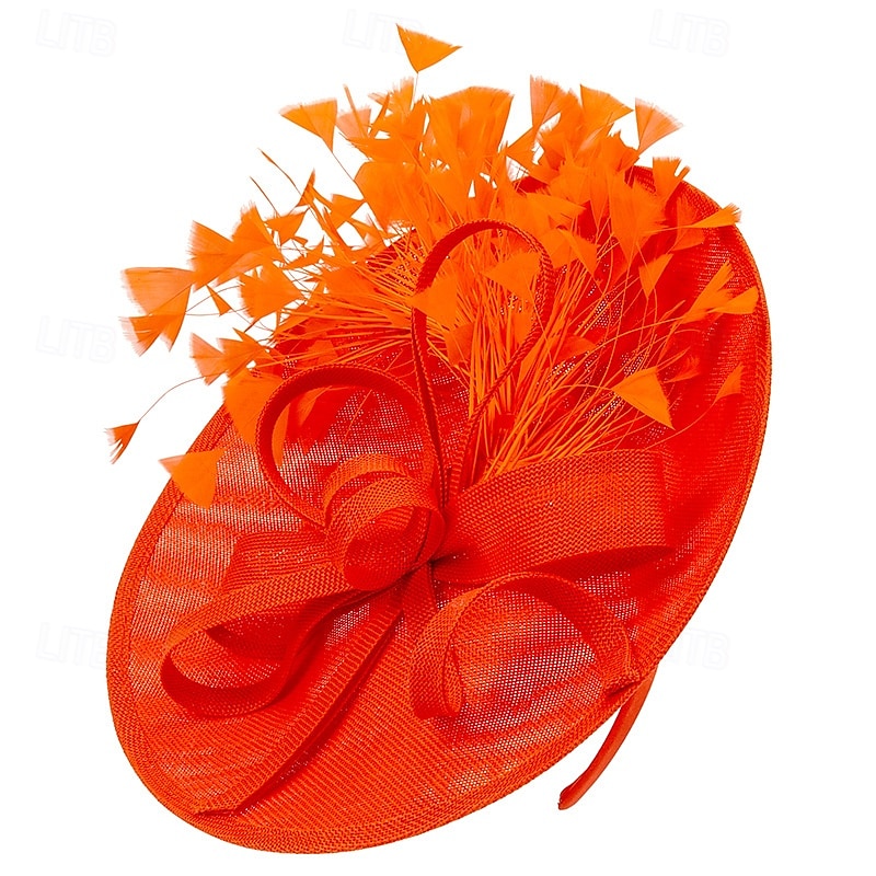 Derby Hat Fascinator Hat Fascinator Gentlewoman Fancy Dress Women's Derby Ascot Horse Racing Festival Adults' Hat Summer Spring 2026 - $35.99 –P8