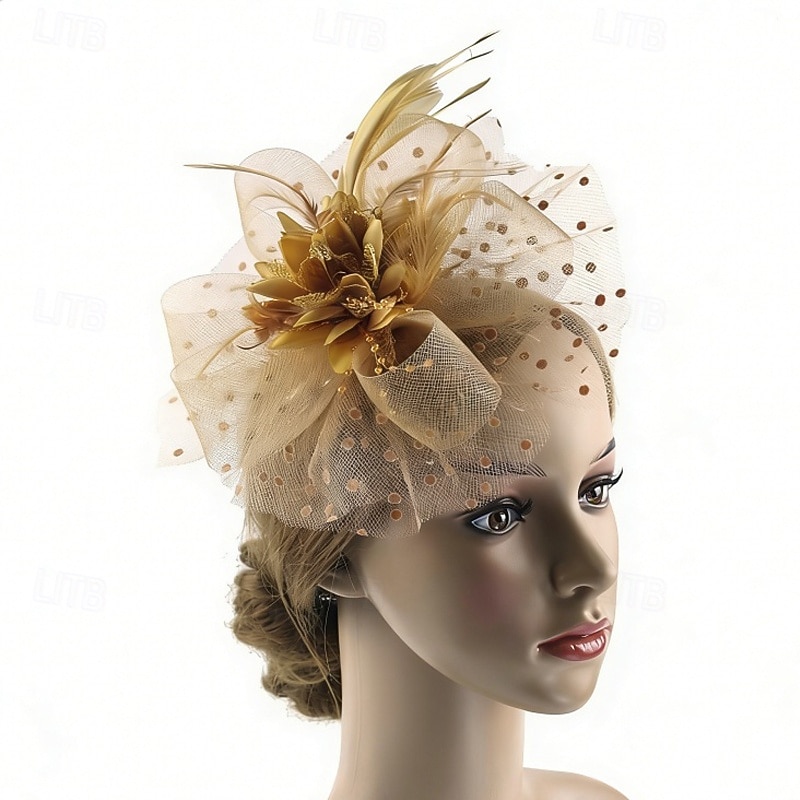 Fascinators Feathers Wedding Birthday Elegant Vintage Cute With Feather Headpiece Headwear 2026 - $11.49 –P8