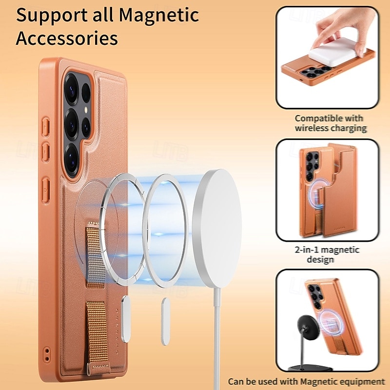 Phone Case For Samsung Galaxy S26 Ultra Plus S25 Ultra Plus S25 Edge S24 Plus Wallet Case with Stand Holder Full Body Protective Shockproof TPU PU Leather 2026 - $23.99 –P27