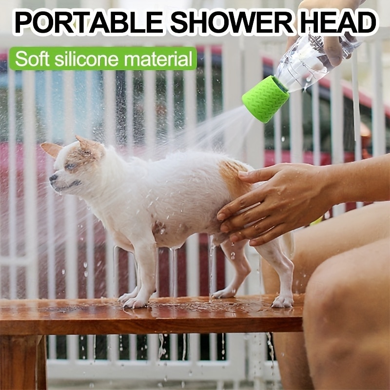 [doccia portatile per animali domestici] soffione doccia in silicone innovativo per animali domestici, ugello doccia portatile per la pulizia degli animali domestici, accessorio multifunzionale per il del 2026 a $8.99 –P6