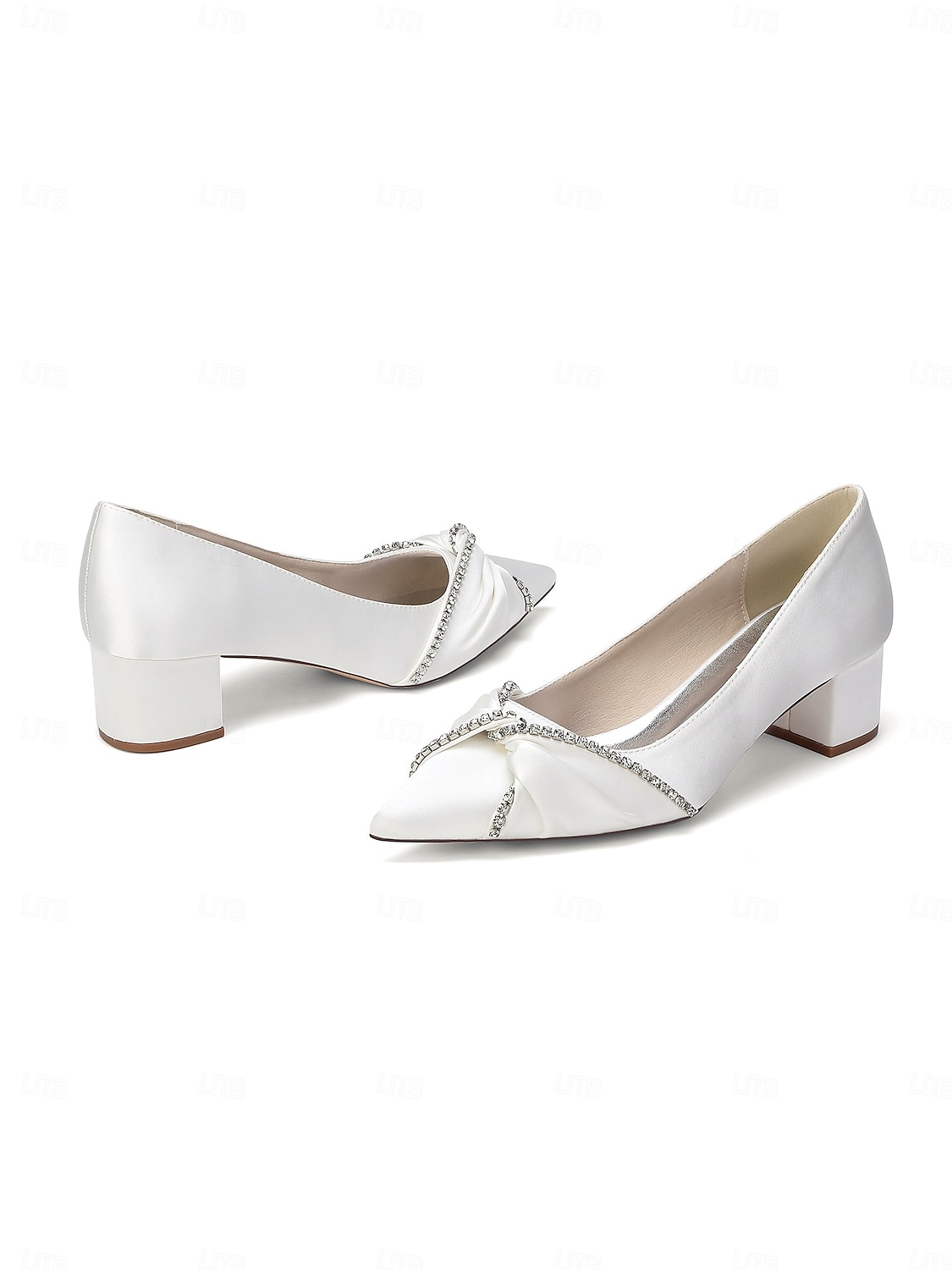 Sapatos de salto grosso femininos - elegantes sapatos azul-marinho para a mãe da noiva em casamentos na cidade. de 2026 por $69.99 –P6