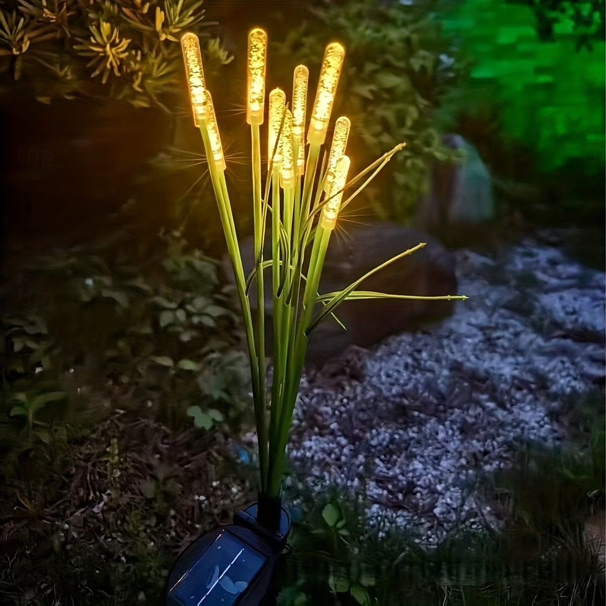 2 luces solares de exterior con forma de estaca de burbujas de 10 cabezas, impermeables, con LED oscilantes para jardín, patio, césped, camino, villa, fiesta, cumpleaños, vacaciones e iluminación de 2026 - $23.99 –P5