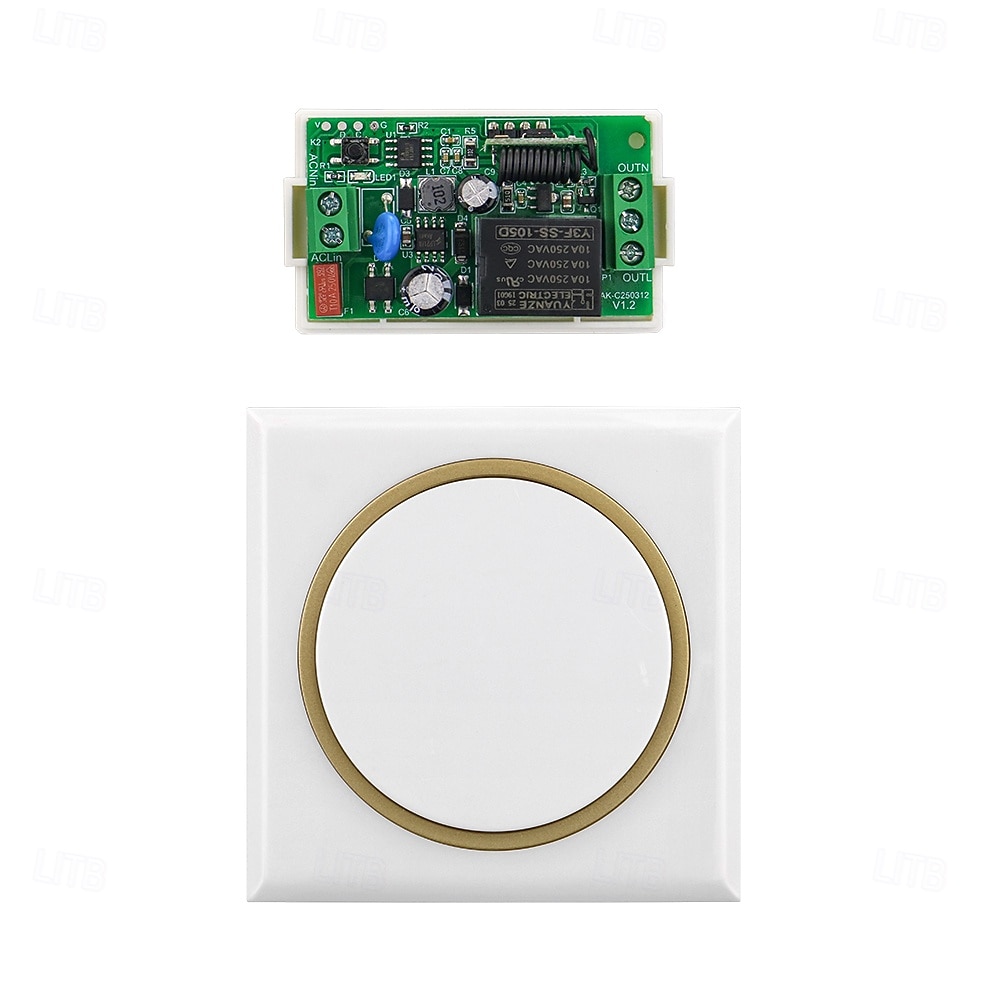 Interruptor de control remoto inalámbrico de 1 canal CA 85 V-250 V, CA 220 V, encendido y apagado, 433 MHz 2026 - $19.99 –P2