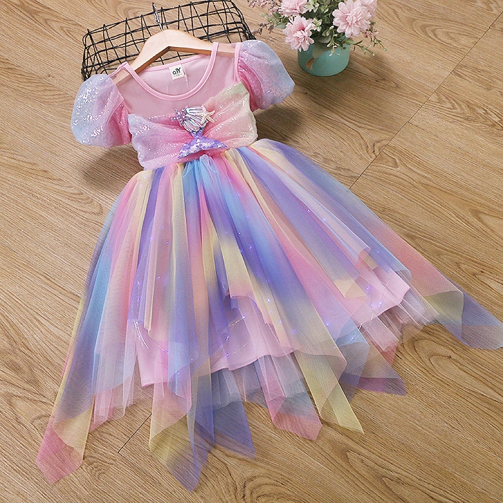 Princess Dress Cosplay Costume Outfits Movie Fashion Cute Tutus for Girls' Kid's Masquerade Daily Holiday Comic Con 2026 - $34.99 –P12