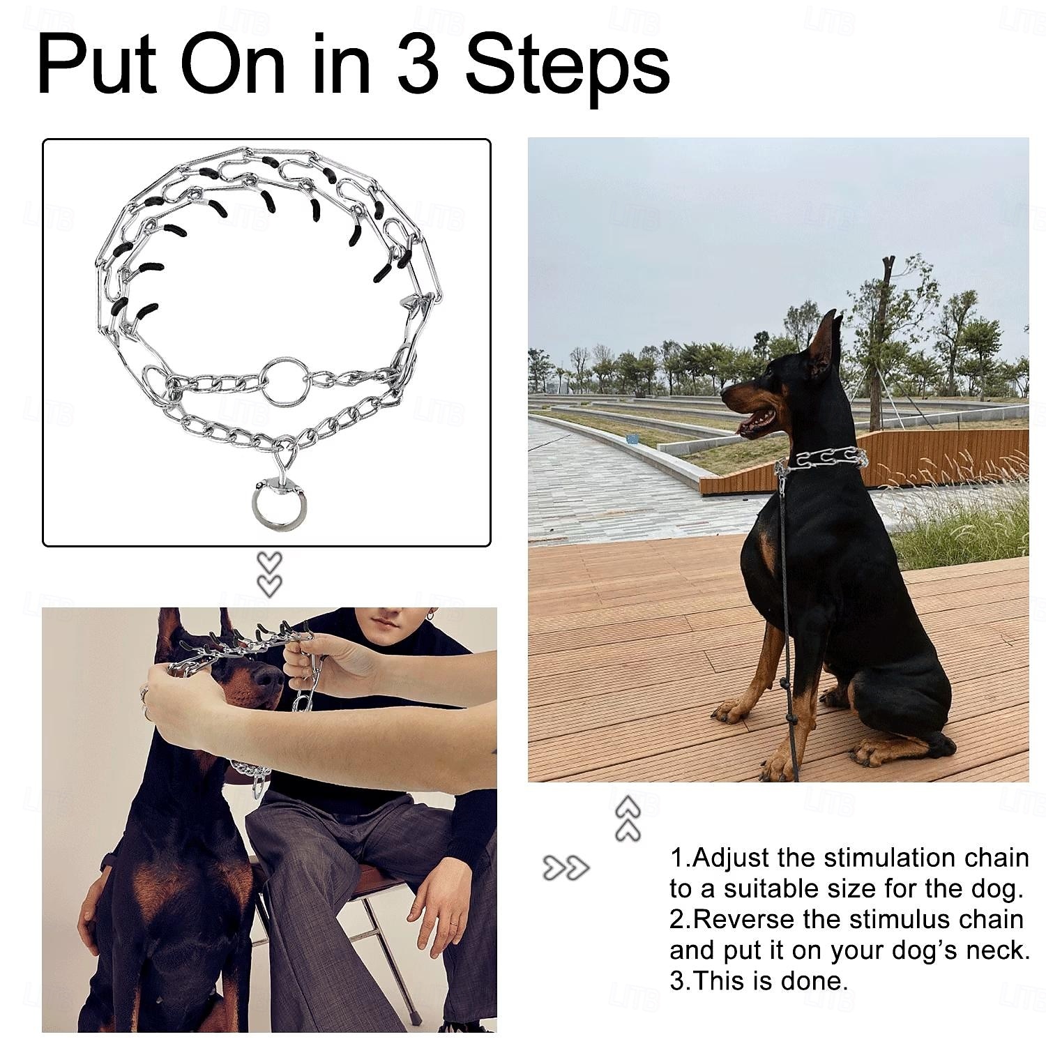 Собаки Коты Ошейники Регулируется Компактность Прочный на открытом воздухе Прогулки 2026 - $25.99 –P9