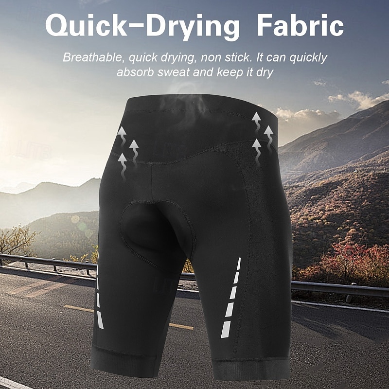 Per uomo Tinta unica Pantaloncini intimi da ciclismo Biancheria intima da ciclismo Pantaloncini imbottiti da ciclismo Bicicletta Pantaloncini intimi Pantaloni Vestibilità aderente Gli sport del 2026 a $28.99 –P3