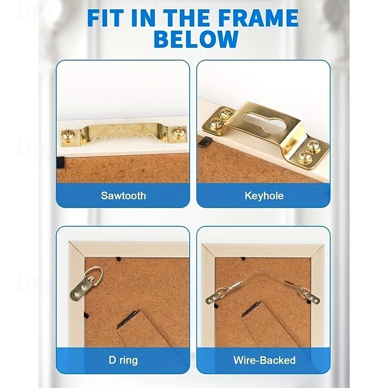 20 шт. специальных крючков-защелок для подвешивания гипсокартона на стену, устойчивые к царапинам, прочные, для художественной живописи, зеркал, фотографий, плакатов, набор инструментов для 2026 - $13.99 –P9