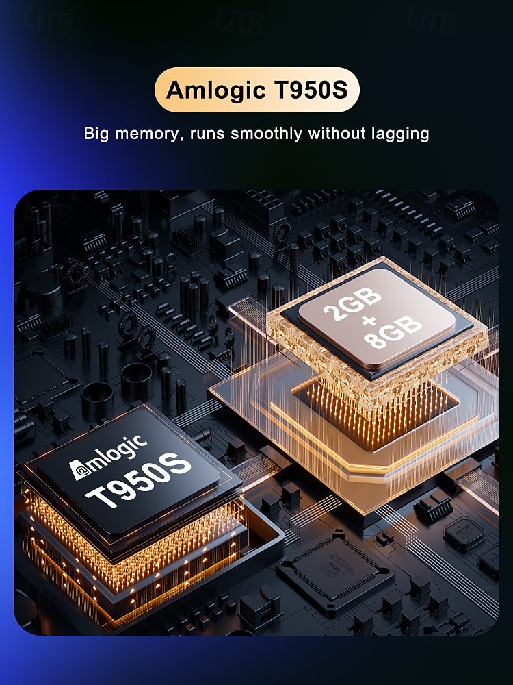4K Smart Projector with Android 13, Native 1080P Home Theater Projector, Auto Focus & Auto Keystone, WiFi 6, Bluetooth 5.4, Amlogic T950S Chip, Movie Projector Compatible with iOS/Android/TV Stick 2026 - $286.49 –P10