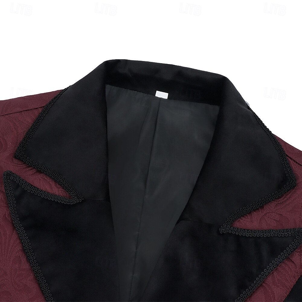 Gothic Medieval Renaissance Vest Vampire Gentleman Jacquard Fancy Dress Women's Steampunk Halloween Carnival Masquerade Renaissance Fair LARP Adults 2026 - $70.99 –P3