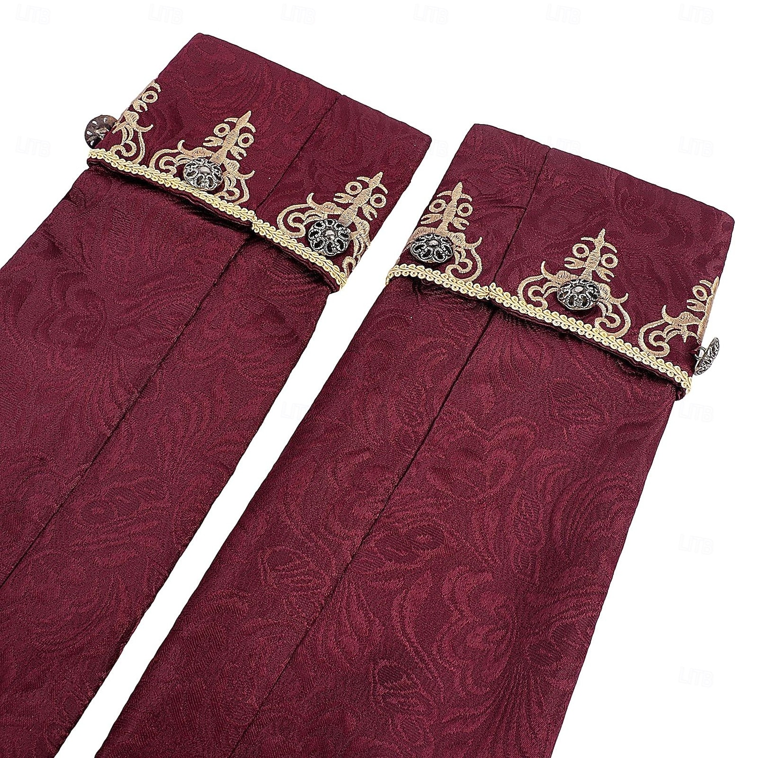 Medieval Renacimiento Abrigo Larga Príncipe Caballero Noble Bordado Disfraz Hombre Real Víspera de Todos los Santos Carnaval Feria del Renacimiento LARP Adulto Chaqueta Todas las Temporadas 2026 - $64.99 –P5