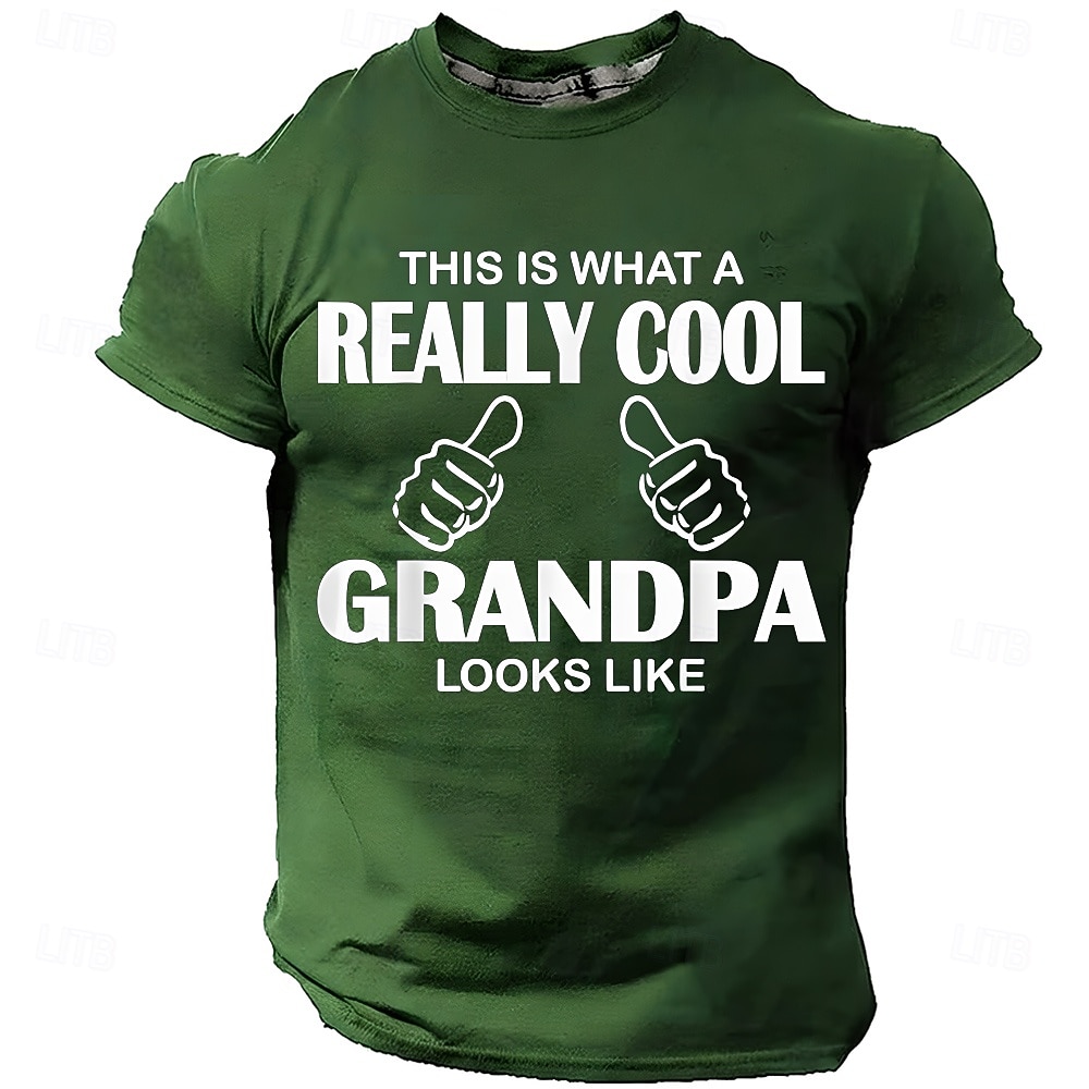 Ecco come appare un nonno davvero fantastico. Maglietta da uomo con stampa divertente e spiritosa, maniche corte, girocollo, casual, regalo, abbigliamento firmato, taglie S, M, L, XL, XXL. del 2026 a $9.99 –P1