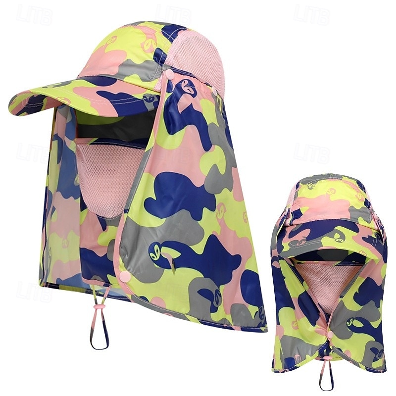 2-in-1 UV Protection Sun Hat for Men & Women, Outdoor Summer Hat with Removable Face Shield for Fishing, Hiking & Camping, Lightweight, Breathable, Quick-Dry Sun Hat for Full Face & Neck Protection 2026 - $18.99 –P13