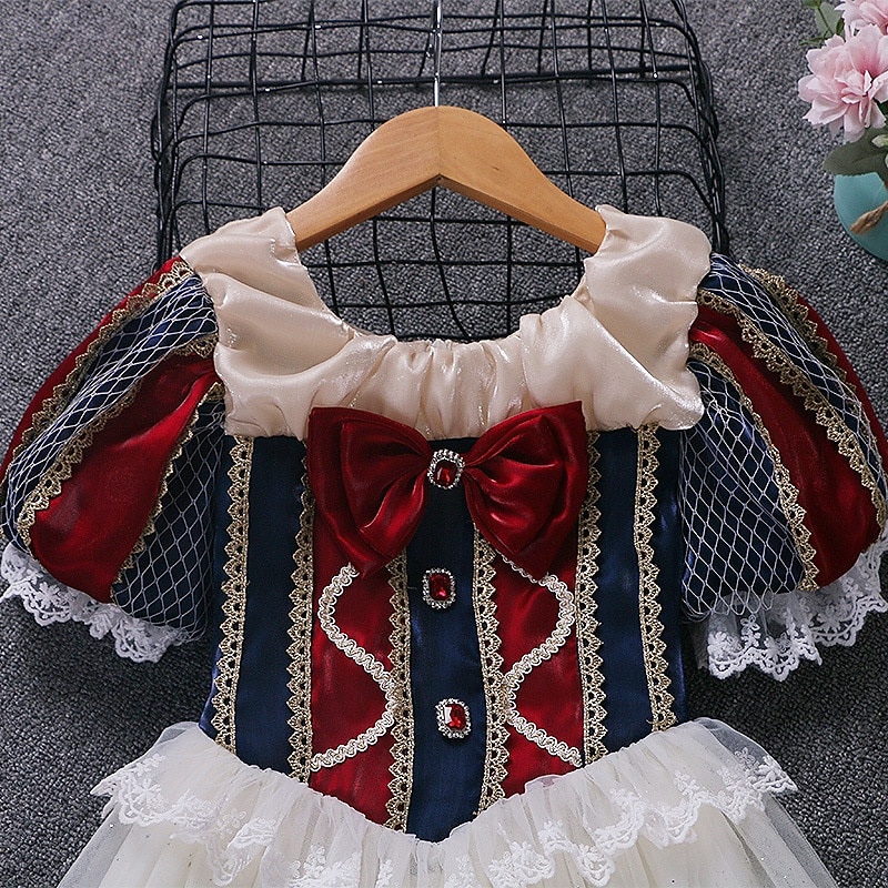 Snow White Princess Dress Cosplay Costume Outfits Movie Cute Tutus Led Light Up for Girls' Kid's Masquerade Daily Holiday Comic Con 2026 - $45.99 –P8