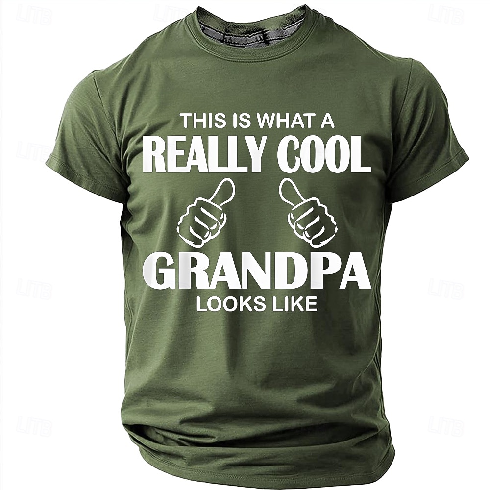 Ecco come appare un nonno davvero fantastico. Maglietta da uomo con stampa divertente e spiritosa, maniche corte, girocollo, casual, regalo, abbigliamento firmato, taglie S, M, L, XL, XXL. del 2026 a $9.99 –P9