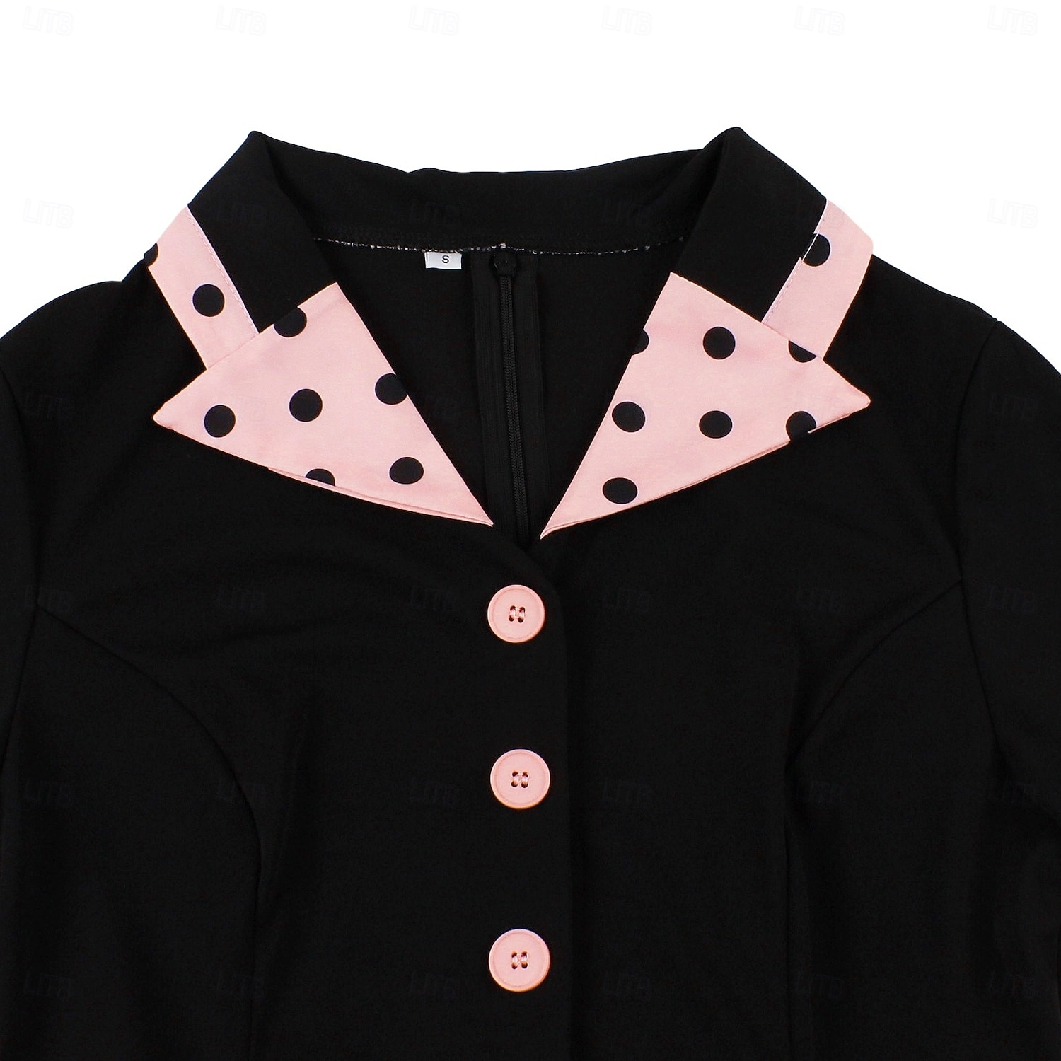 1950s Retro Vintage Rockabilly Midi Dress Swing Dress Flare Dress Short Sleeves With Belt Polka dots Fit & Flare Swing Turndown Fancy Dress Women's Casual Dailywear Tea Party Adults' Dress Spring 2026 - $50.99 –P10