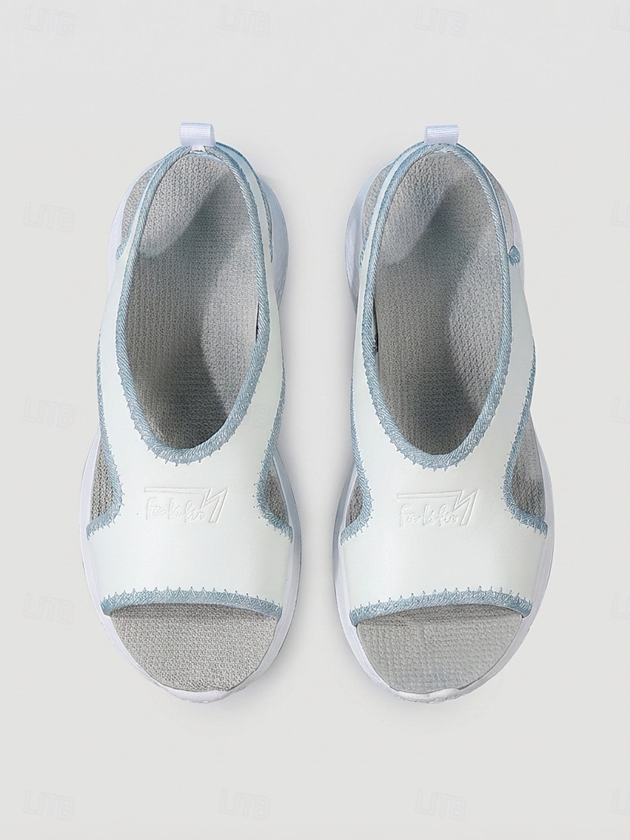 Lichtgewicht instapsandalen voor dames – ademend ontwerp met uitsparingen, zachte dempende zool, casual wandelschoenen voor de zomer en op reis. &alledaagse kleding 2026 - $34.99 –P5