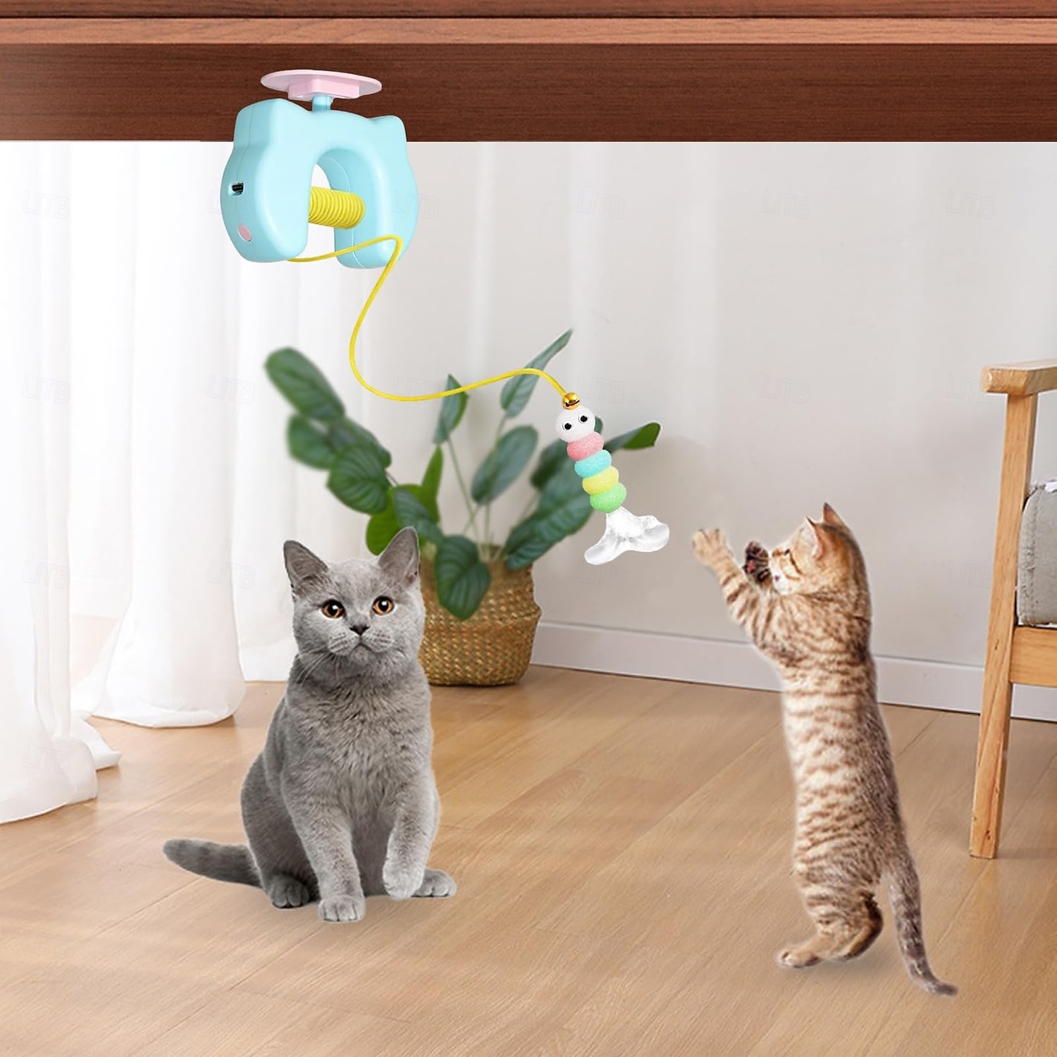 Giocattolo elettrico per gatti | Gioco interattivo elettrico per animali domestici - Giocattolo per gattini con sensore di movimento, per esercizio fisico, allenamento, arricchimento, sollievo dalla del 2026 a $13.99 –P8