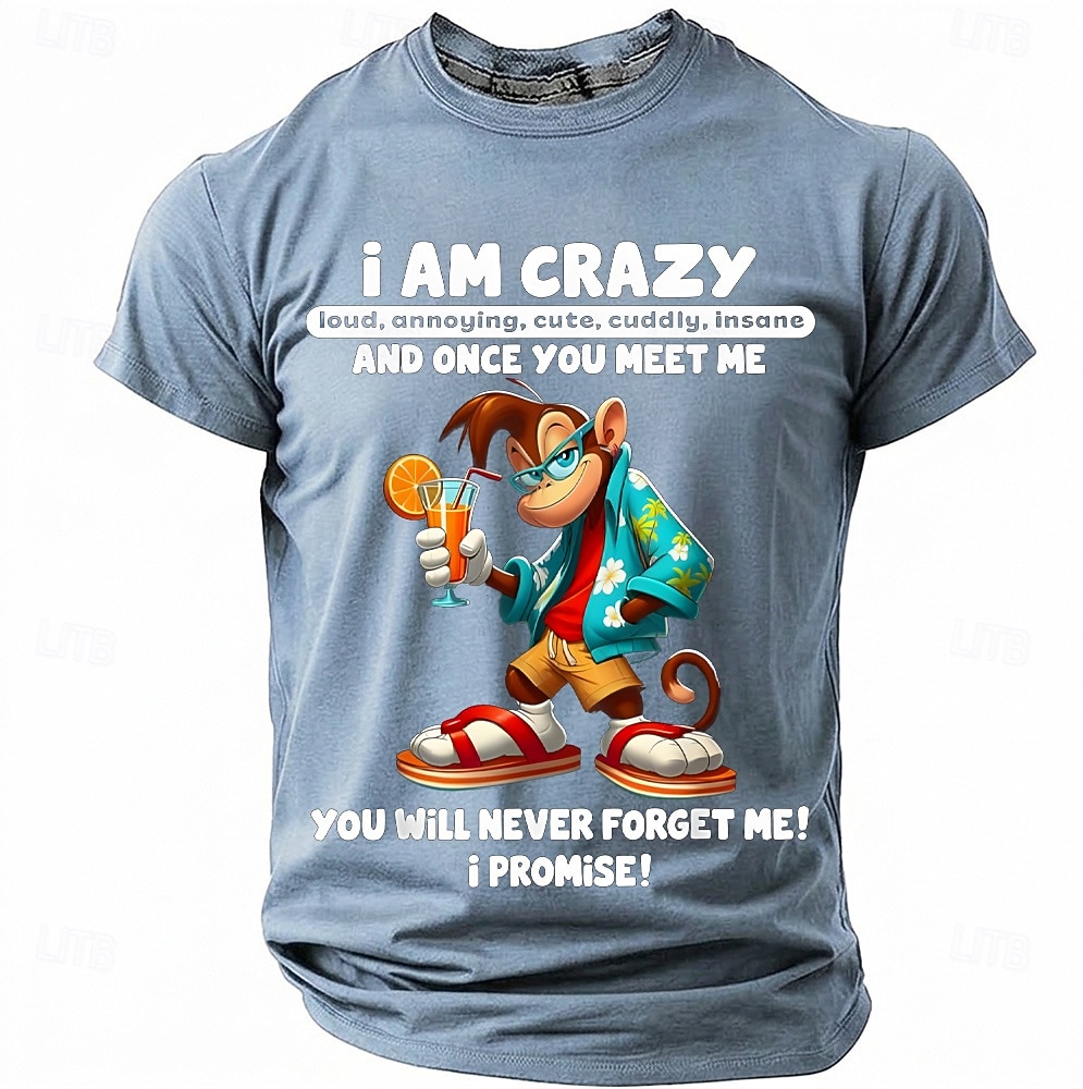 Męskie Śmieszne Podkoszulek Krótki rękaw Podkoszulek Druk 3D Półgolf Koszula Moda Designerskie Prosty Codzienny Impreza Ulica Czerwony Lato Wiosna Odzież S M L XL XXL XXXL 2026 - $18.99 –P6