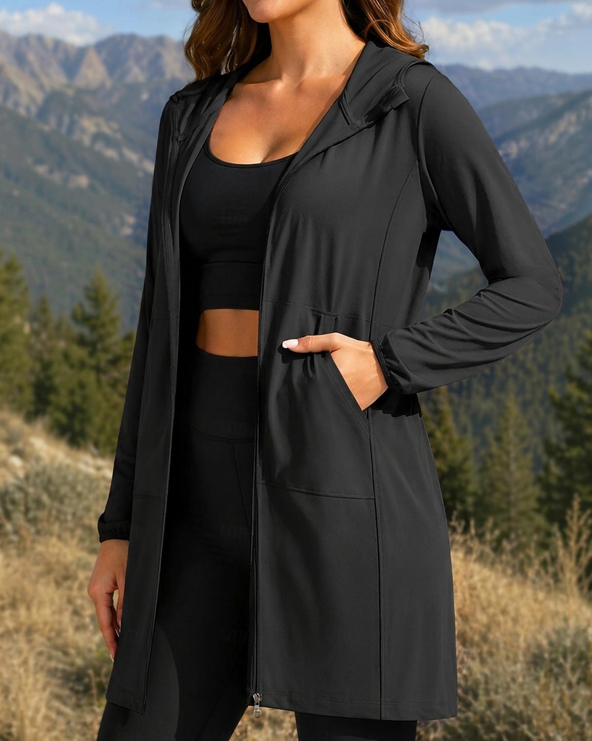 Mulheres Jaqueta Corta-Vento Jaqueta Softshell Jaqueta de Trilha Ao ar livre Proteção Solar Secagem Rápida Leve Respirável Roupas de caminhada Roupas de caminhada Verão Primavera Jaqueta Alpinismo de 2026 por $28.99 –P9