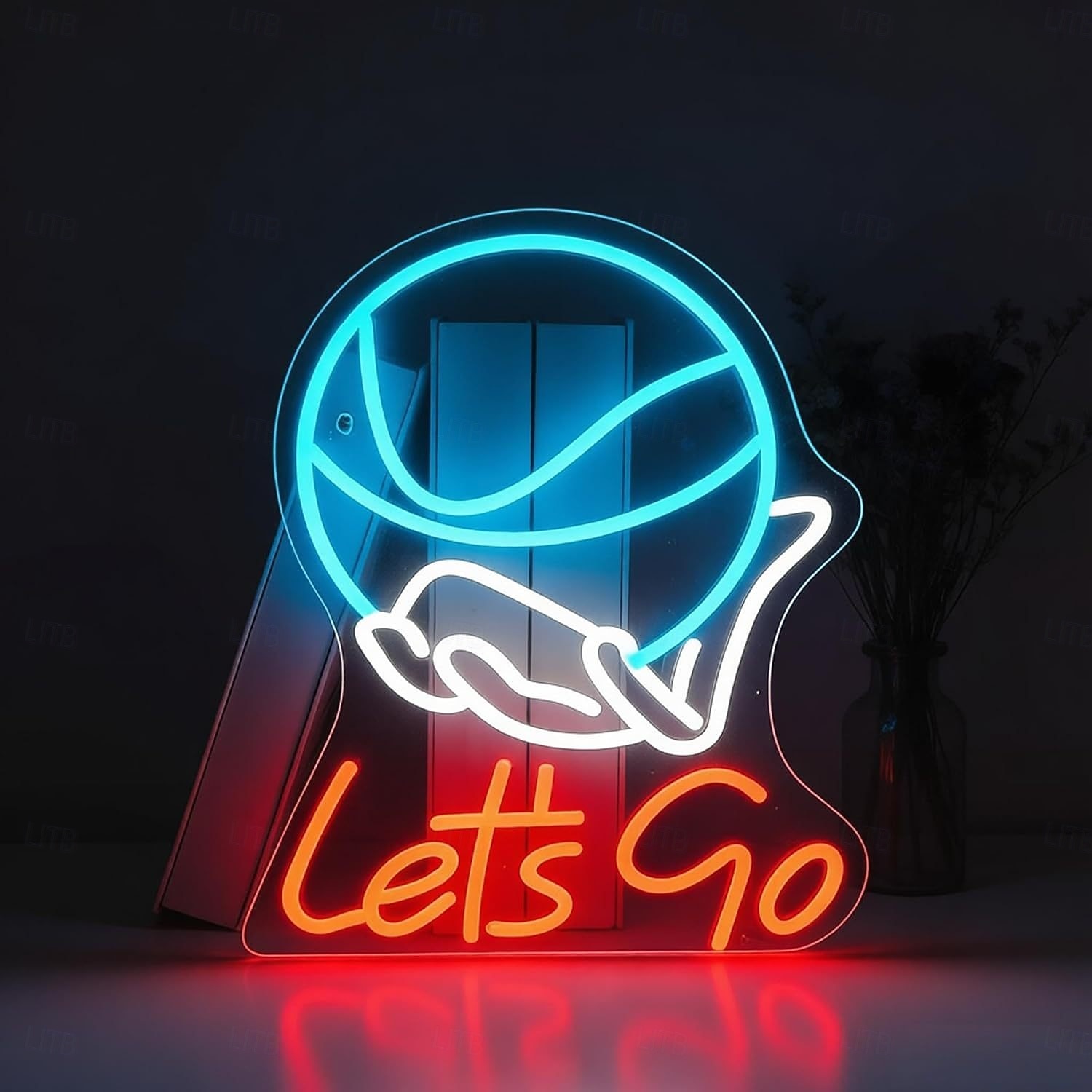 Basketball Neon LED Wall Light, USB Powered Adjustable Brightness, Indoor Bedroom, Gaming Room, Game Room, Esports Room, Man Cave, Kids Room, Teen Boys, Basketball Fans, Birthday, Holiday, Party, Home 2026 - $35.99 –P3
