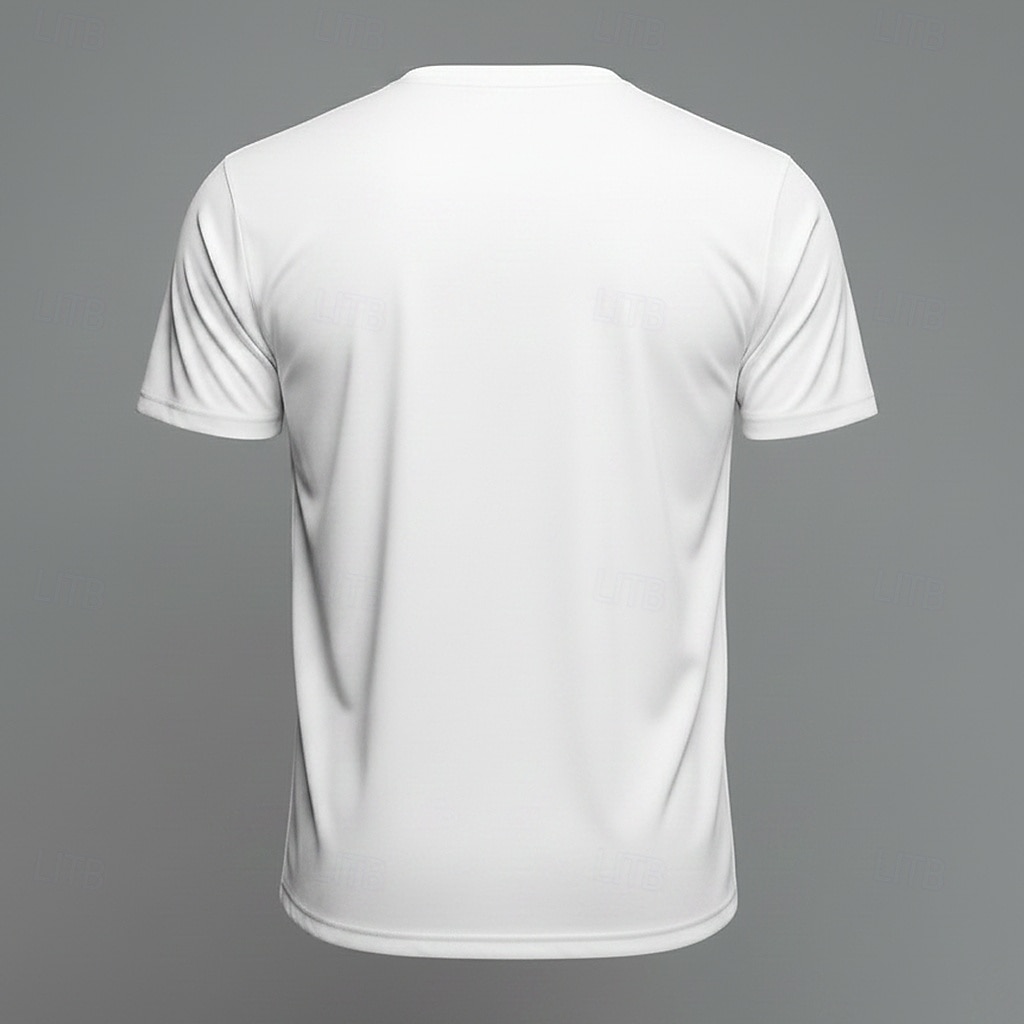 Hombre Camiseta Camiseta superior Manga Corta Cuello Barco Verano Primavera Plano Casual De Deporte Secado rápido Delgado Puro Casual Diario Deportes Bleu Ciel Negro Blanco Camiseta superior para 2026 - $16.99 –P3
