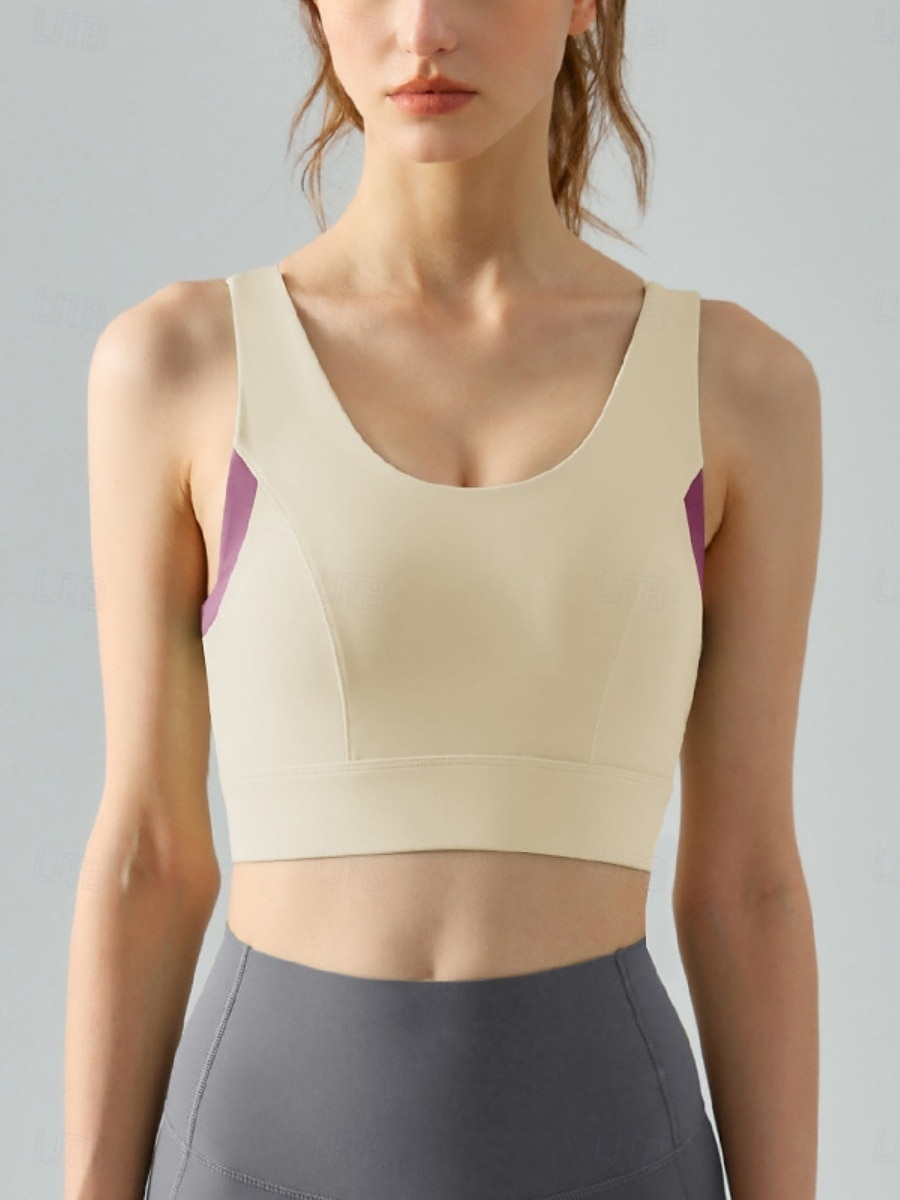 Per donna Canotte da allenamento Reggiseno sportivo Scollo a Cucchiaio Intimo / Maglia Intima Asciugatura Rapida Leggero Confortevole Senza fili Imbottito Tinta unica Sport Abbigliamento sportivo del 2026 a $25.99 –P2