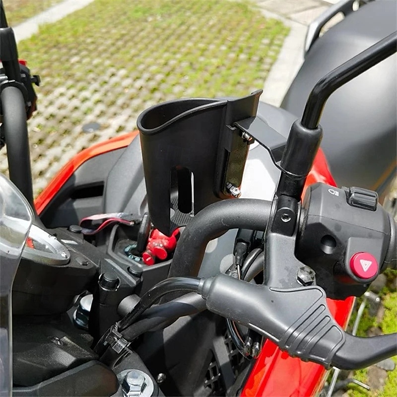 Universal Motorcycle Water Bottle Holder, Handlebar Cup Holder for Bike Scooter ATV, Sturdy Drink Cage Motorcycle Accessories, Simple Mount Design, Black 2026 - $16.99 –P3