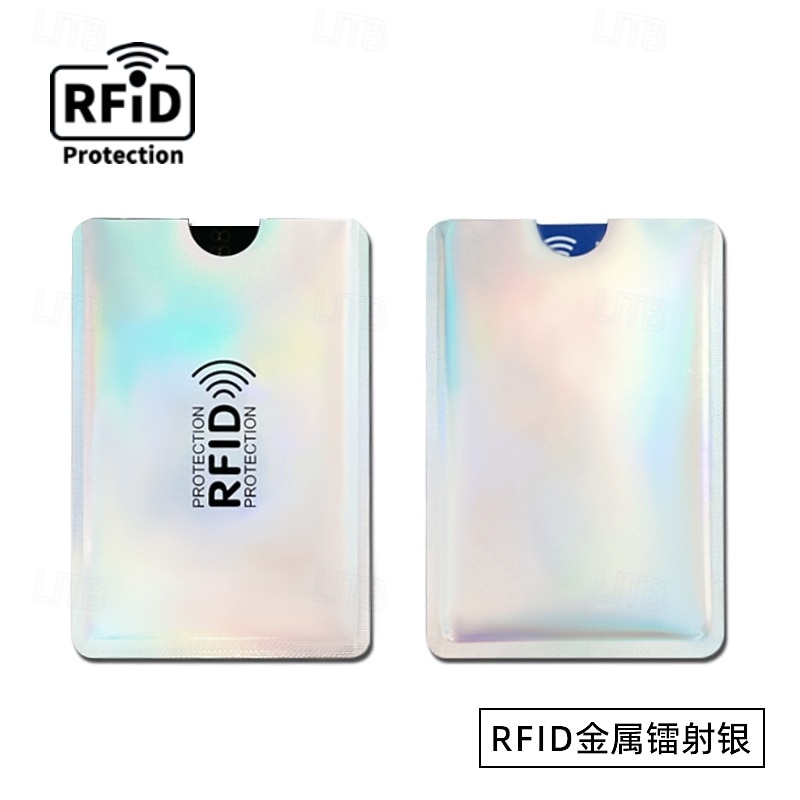 100 Pack RFID Blocking Sleeves Set, Credit Card Protectors or Passport Sleeves, Identity Theft Protection for Travel, Colorful Slim Card Holder for Wallets, Anti-Theft Shield 2026 - $13.99 –P6