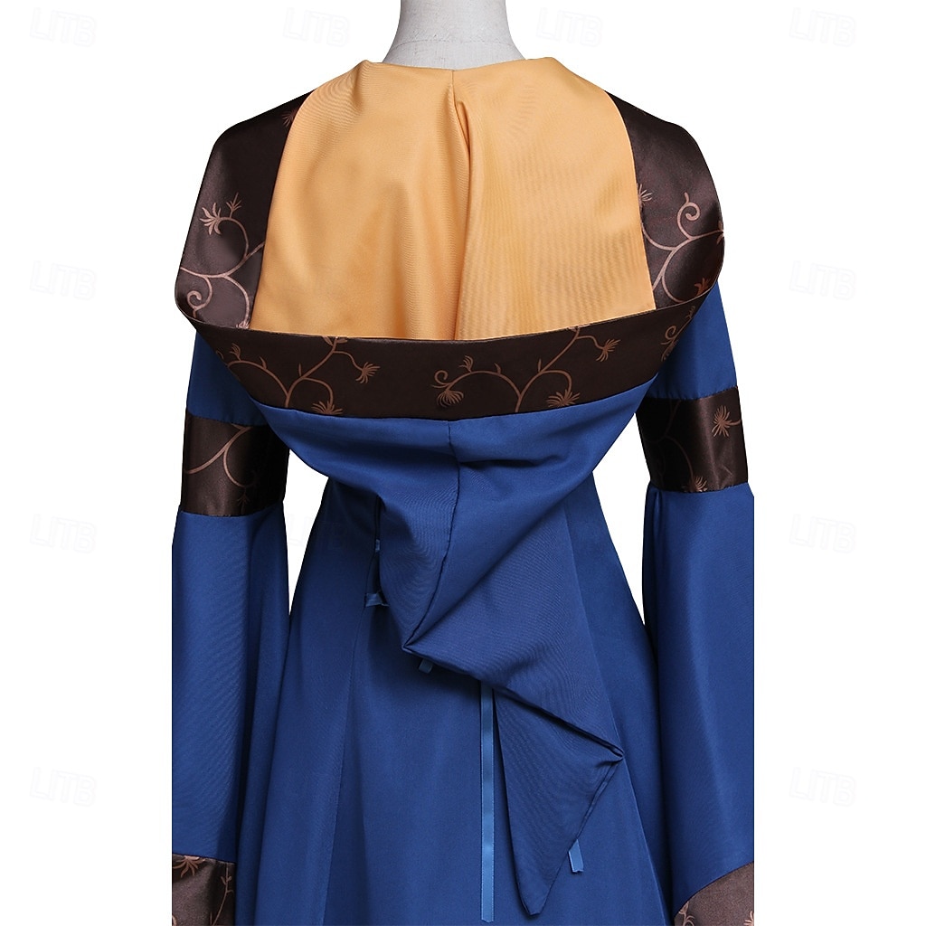 ancien Médiéval Renaissance Longueur au sol Robe Manches longues Sorcière Col carré Déguisement Femmes Fantaisie Halloween Carnaval Foire de la Renaissance LARP Adultes Robe Printemps de 2026 ? $64.99 –P3