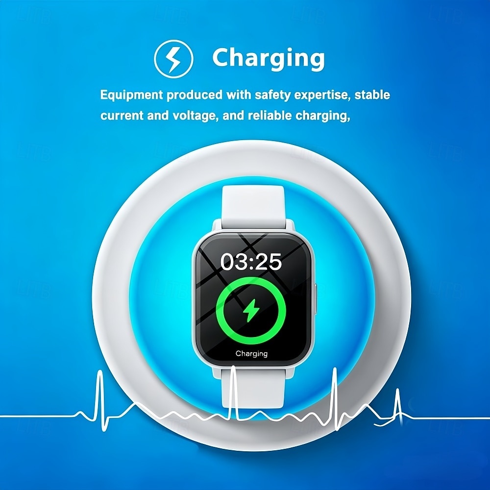 Chytré hodinky pro muže a ženy, fitness tracker s vlastní tapetou, monitor tepové frekvence a spánku, SpO2 monitor, vodotěsnost IP68, krokoměr, hudba &ovládání kamery, počasí, alarm pro Android, 2026 - $25.99 –P6