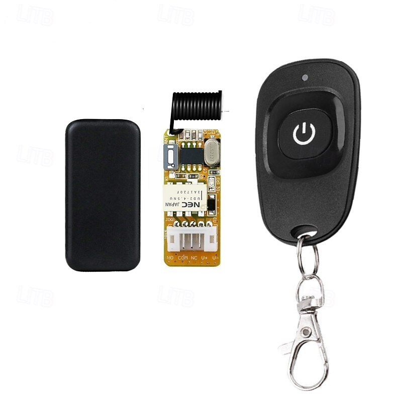 Interrupteur de télécommande sans fil 433 MHz, récepteur relais RF universel avec télécommande d'alimentation à bouton unique, contrôleur marche/arrêt sans fil pour ordinateur, lumières LED, portail, de 2026 ? $18.99 –P1