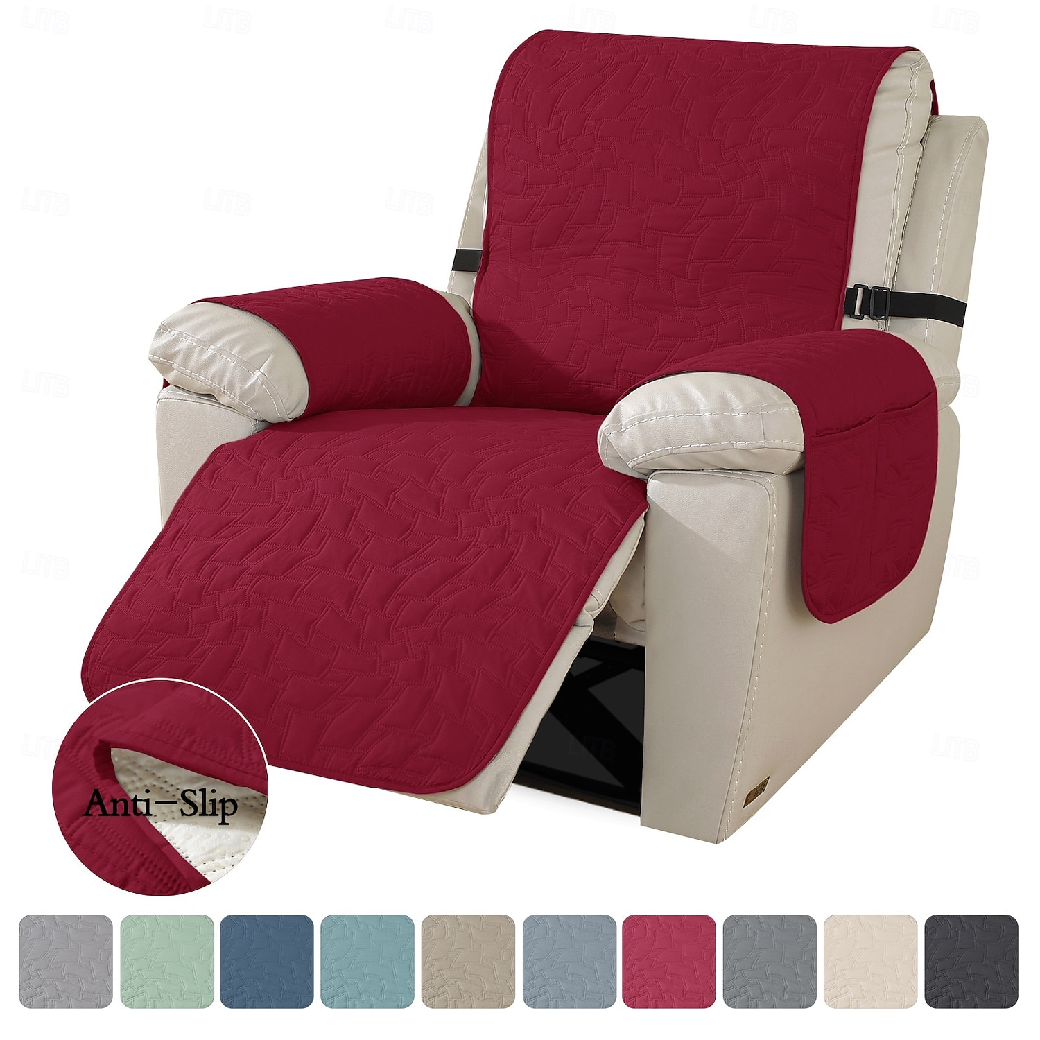 Rekbare jacquard waterdichte bankhoes, antislip, huisdiervriendelijke bankbeschermer, duurzame, vlekbestendige meubelhoes voor honden en katten 2026 - $37.99 –P1