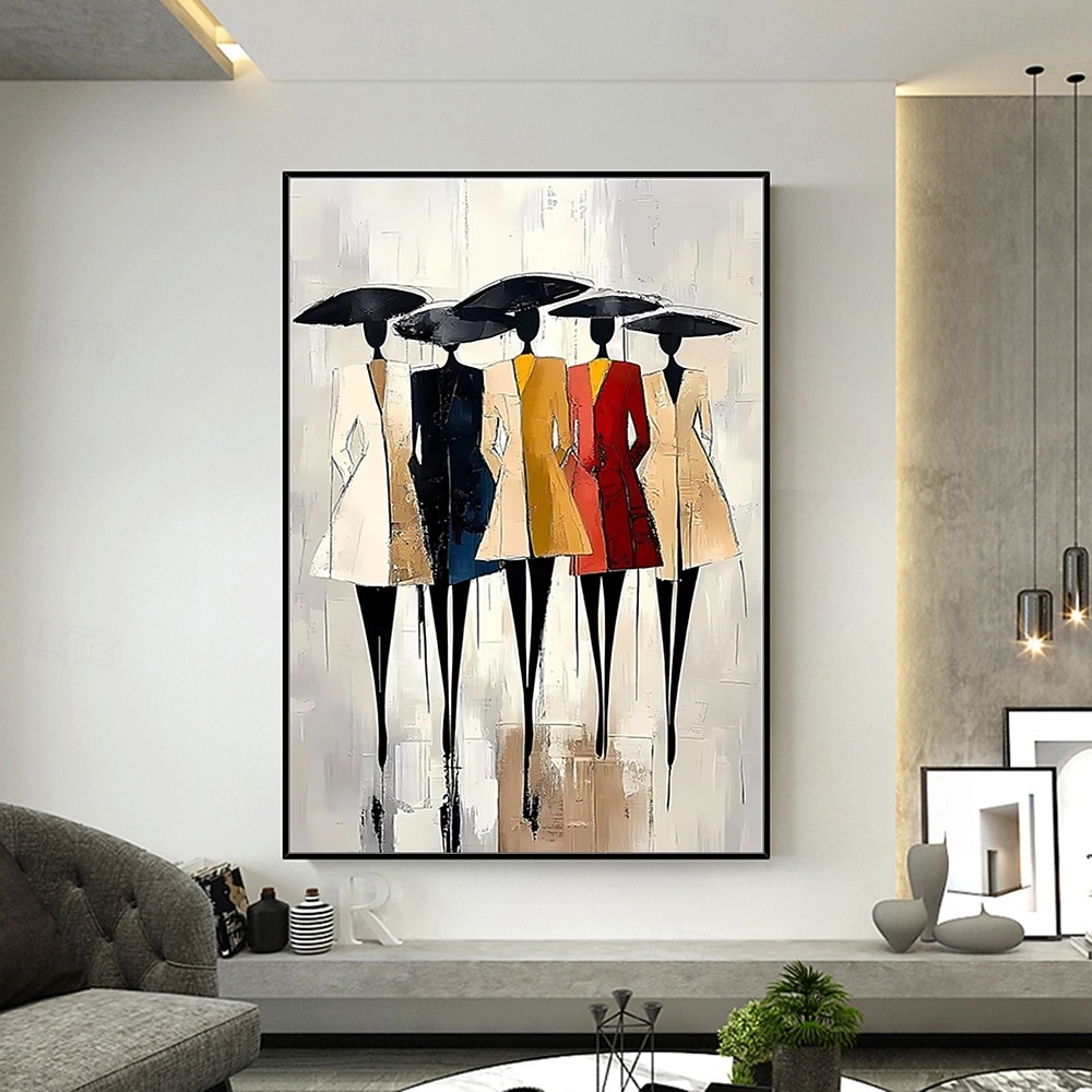 Mintura Handmade Figure Oil Paintings On Canvas Wall Art Decoration Modern Abstract Pictures For Home Hotel Decor Rolled Frameless Unstretched Painting 2026 - $69.99 –P1