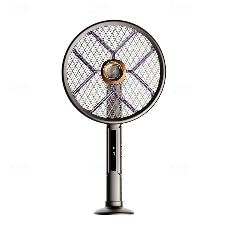 Tapette à mouches électrique 2 en 1 &Raquette anti-insectes, tueur de moustiques automatique avec laser de chasse &Lampe UV, poignée extensible, tête pliable à 90° pour fixation murale, rechargeable de 2026 ? $76.99 –P1