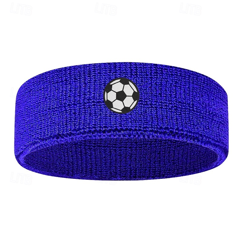 Confezione da 6 fasce antisudore da calcio per uomo, donna e bambino, fasce sportive in spugna per sport, basket, tennis, palestra, corsa, fasce elastiche traspiranti per capelli da calcio, set da 6 del 2026 a $16.99 –P5