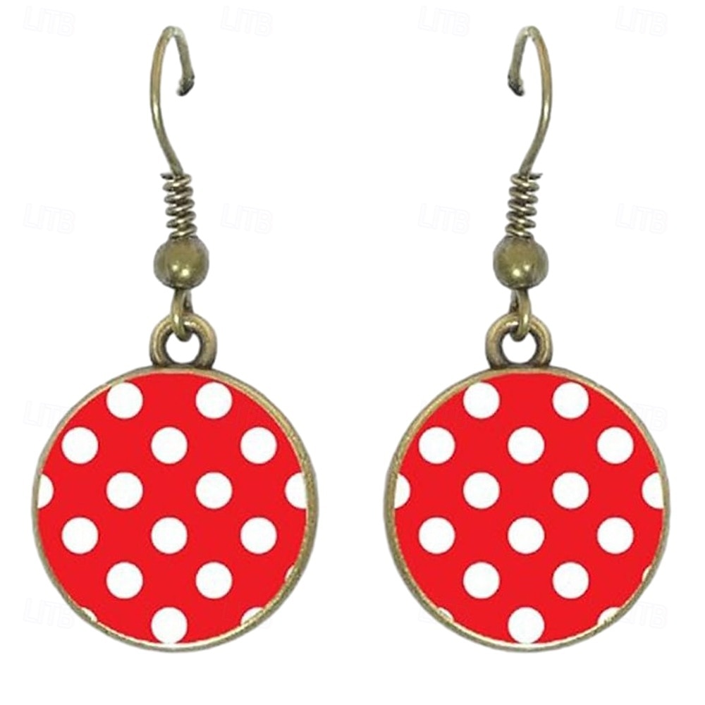 Set 1950er Retro Vintage Rockabilly Halskette Stirnband Zubehörset mit Zubehör Tupfen Kostüm Damen Karneval Valentinstag Teegesellschaft Alltagstauglich Retro-Mottoparty Erwachsene Ohrringe Halskette 2026 - $18.99 –P3