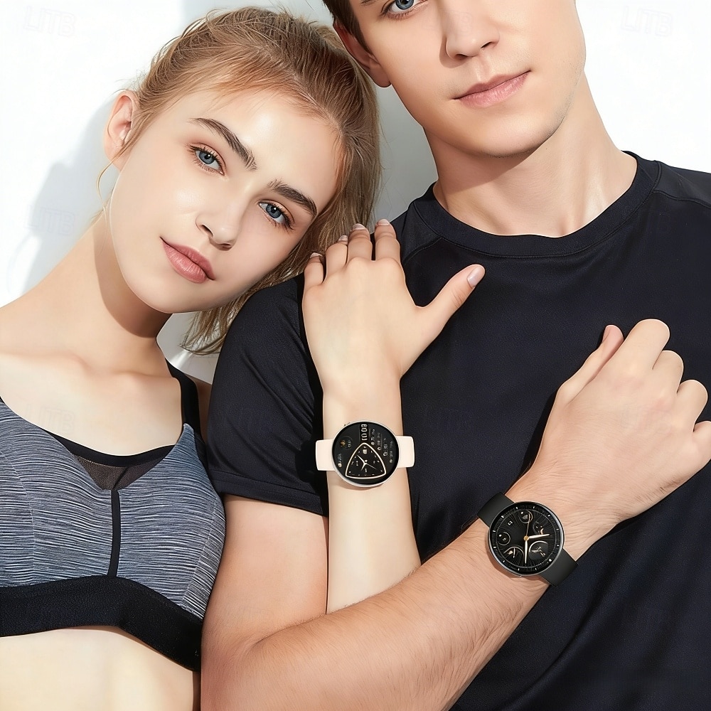 okosóra nőknek, elegáns, kerek számlapú okosóra fitneszkövetővel, alvásfigyelővel, lépésszámlálóval, IP68 vízállósággal, barkács óralap, Android, iOS, iPhone, Samsung kompatibilis 2026 - $35.99 –P3