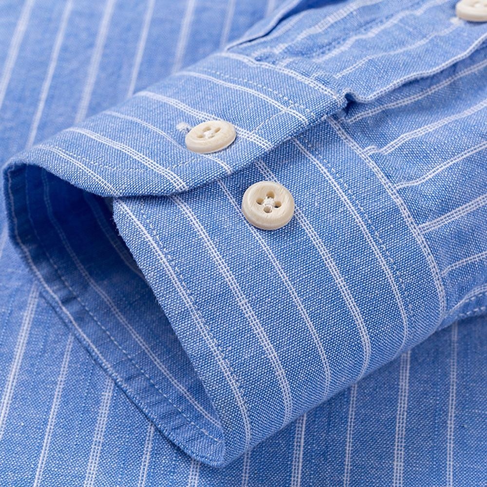 Per uomo Camicia Camicia di lino Camicia elegante Camicia button-down Blocco di colori Quotidiano Affari Blu Blu chiaro Bianco Rosso Manica Lunga Collo ripiegato Tutte le stagioni Abbigliamento del 2026 a $37.99 –P2