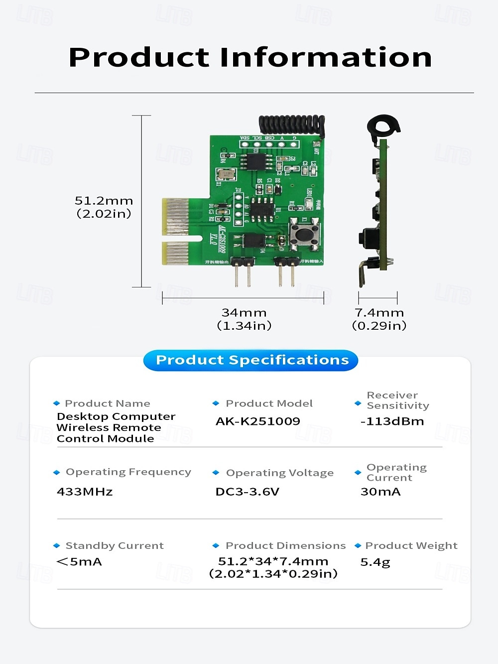 Wireless PC Remote Power Switch Card, PCIe Desktop Computer Remote Start Shutdown Control Card, Wireless Boot Power On/Off Switch for PC Case, Includes RF Remote Control Button 2026 - $22.99 –P7