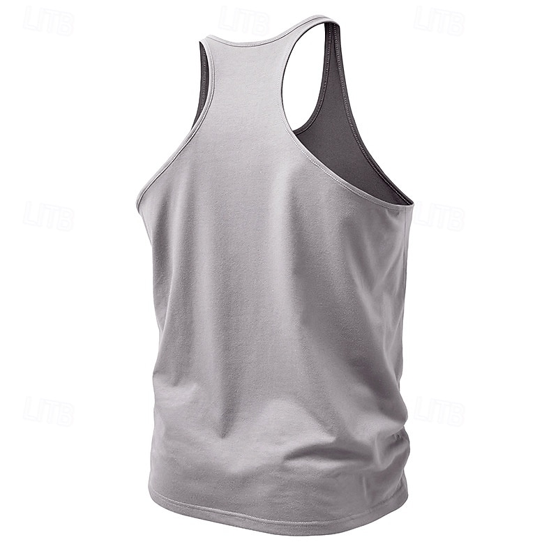 Men's Tank Top Vest Undershirt Sleeveless Shirt Sleeveless Crew Neck V Neck Scoop Neck Summer Plain Fashion Sporty Classic Quick Dry Casual Gym Street Black White Yellow Top Tee for Men 2026 - $17.99 –P8