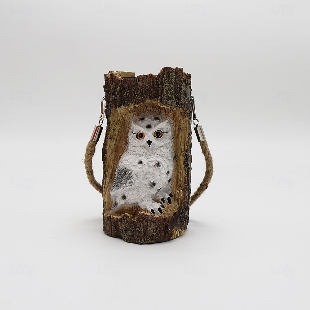 Outdoor Solar Waterproof Resin Animal Tree Stump Hanging Lanterns – Owl, Fox, Squirrel, Tree Hole, Santa Claus Decorative LED Lights for Garden, Yard, Lawn, Pathway, Patio – Ambient Landscape Lighting 2026 - $25.99 –P2
