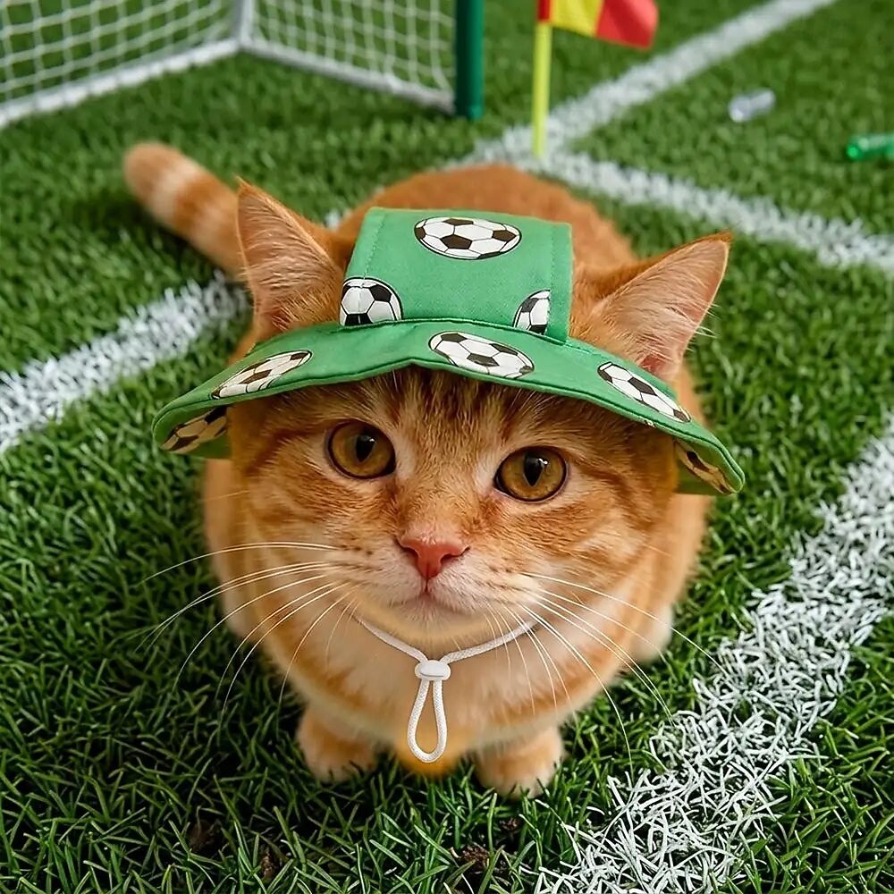 шапка для питомца с футбольным рисунком 2026 - $15.99 –P9