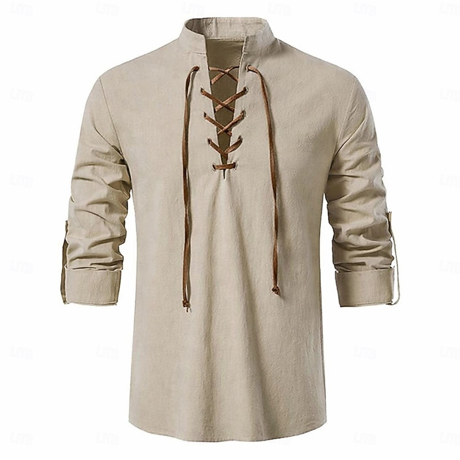 Set Middeleeuws Renaissance Outfits Fancy kostuum Krijger Vikingen Kostuum Voor heren Viking Halloween Carnaval Prestatie LARP Ren Faire Volwassenen Zomer Lente 2026 - $62.14 –P6