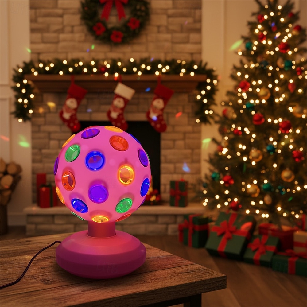 Projecteur LED rotatif à 360° pour scène disco, alimentation USB, idéal pour les DJ et les festivals. &veilleuse décorative pour chambre, 1 pièce de 2026 ? $52.99 –P3