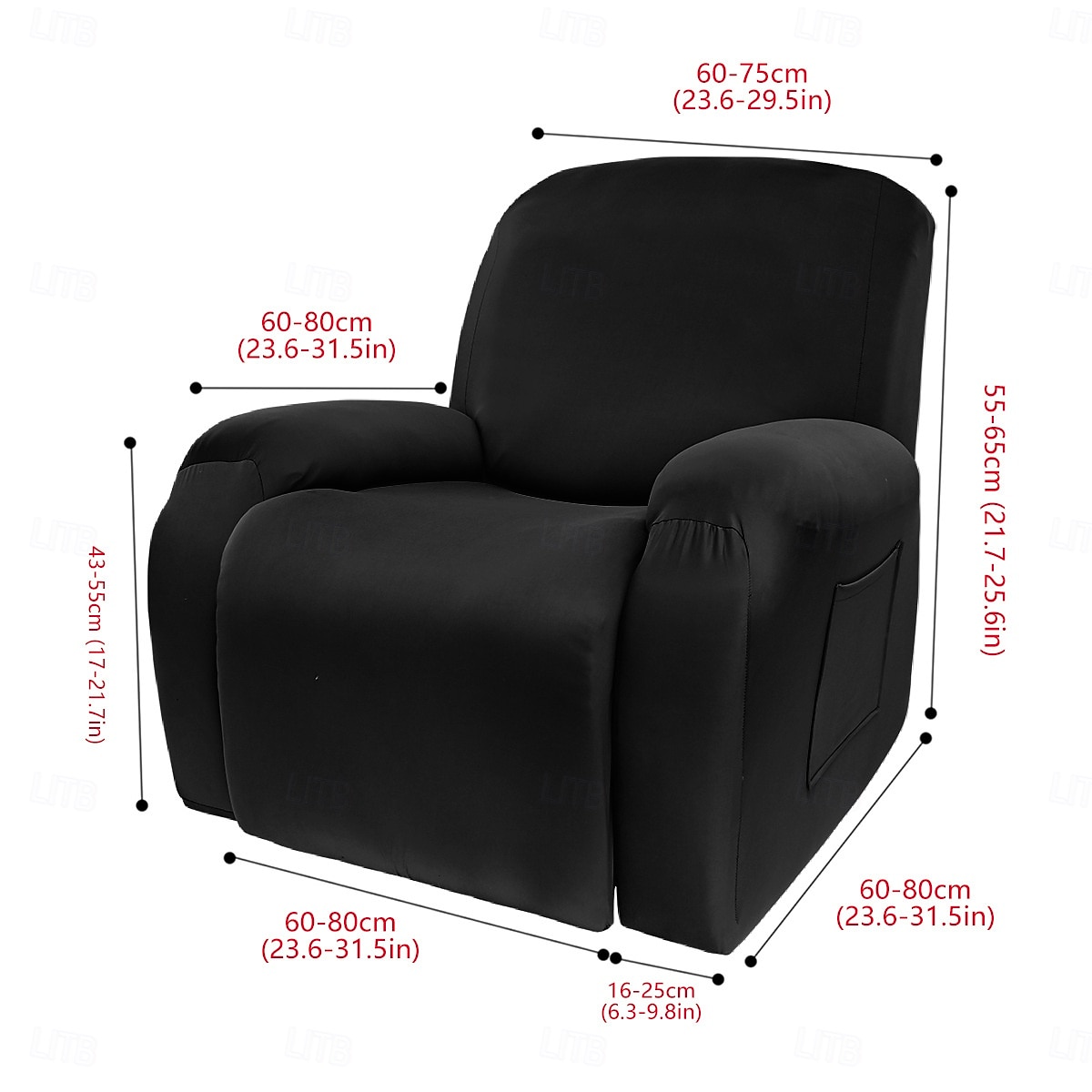 Voděodolný potah na pohovku, strečový potah na polohovací pohovku z mléčného hedvábí, plné krytí, protiskluzový elastický potah, univerzální potah na masážní křeslo 2026 - $30.99 –P1