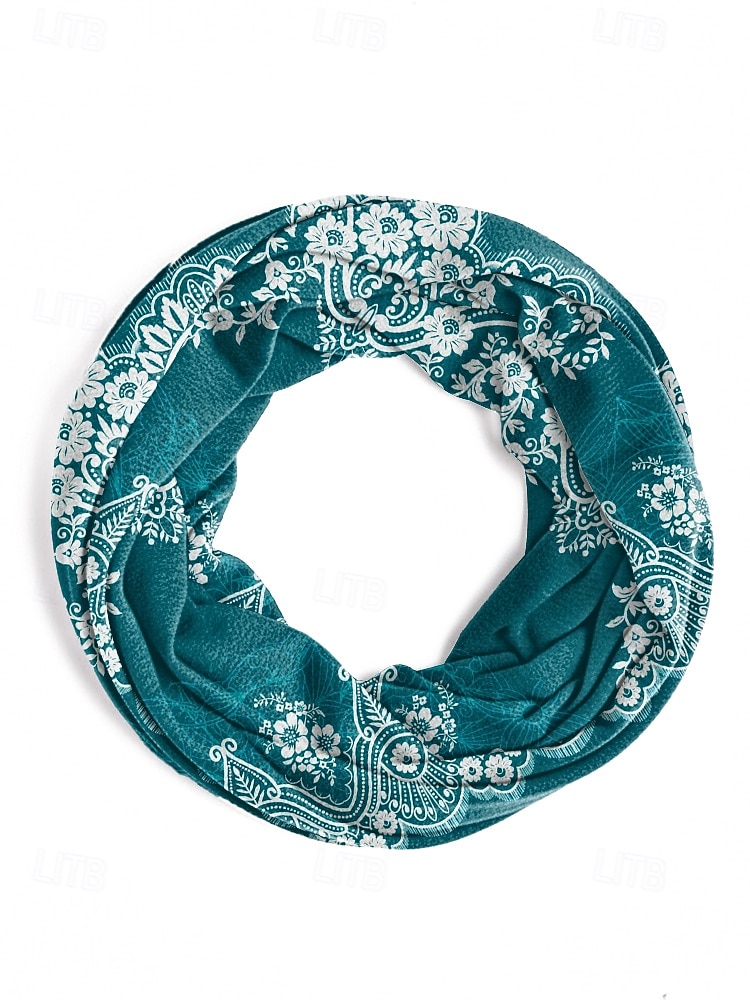 Women's Bohemian Soft Lightweight Polyester Hat Headscarf Neck Gaiter, Multi-Color Ethnic Print Hair Wrap and Tube Scarf for Beach Vacation Travel and Everyday Casual Wear 2026 - $11.99 –P9